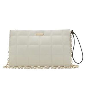 Rachel Zoe Evie bone convertible quilted crossbody wristlet Clutch Bag Purse